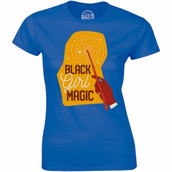 Half It Tops - Black Girl Magic - Coolest Electric Wizard T-shirt
